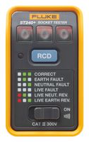 FLUKE ST240+/UK RCD Socket Tester, Beeper, UK, 50 Hz, 920 mW, 230 V
